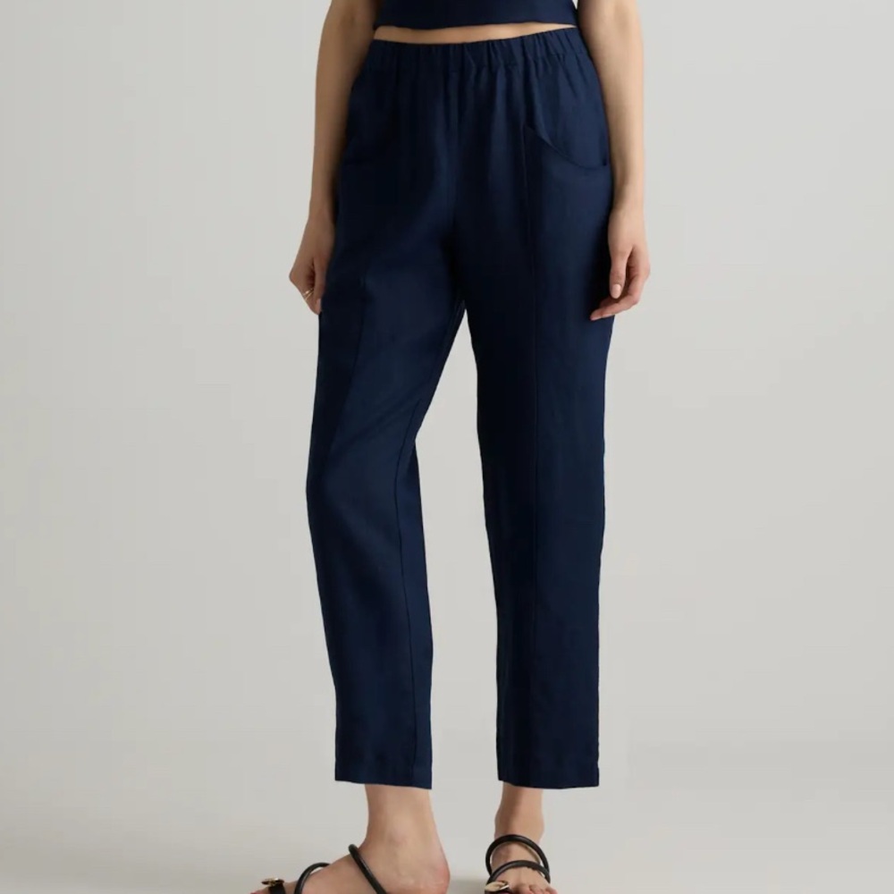 Quince Dark Blue Women's Jumpsuit